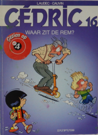 art nr: 648 vintage stripboek van Cedric, waar zit de rem