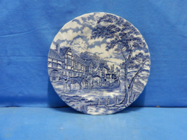 art nr: 786 antiek Delfts Blauw schaal van de Royal Mail England