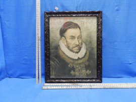 art nr: 673 vintage schilderij geschilderd door Gabrielse van Willem de tweede