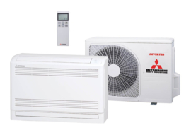 Mitsubishi Heavy Industries SRF25ZS-W Vloermodel Airconditioner 2.5 kW/9.000 Btu 90 m³