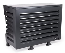 Floli Aluminium Airco-Cover Zwart