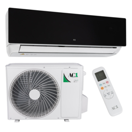 AC1 JP Black 18 Airconditioner Zwart/Wit 5.0 kW/18.000 Btu 180 m³