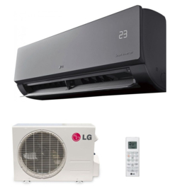 LG AC09BK Artcool Black Airconditioner 2.5 kW/9.000 Btu 90 m³