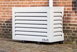 Floli Aluminium Airco-Cover Wit