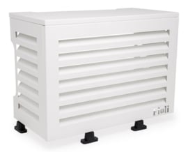 Floli Aluminium Airco-Cover Wit