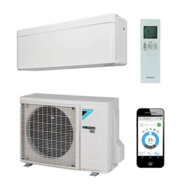 Daikin Stylish FTXA25AW Airconditioner Wit 2.5 kW/9.000 Btu 90 m³