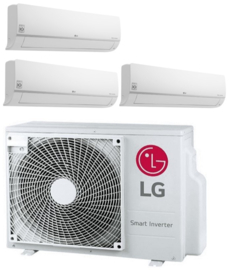 LG MU3R19 5.3 kW Triple Split Airconditioner 2x 2.5 kW + 1x 3.5 kW