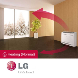 LG UQ18 Vloermodel Airconditioner 5.0 kW/18.000 Btu 180 m³