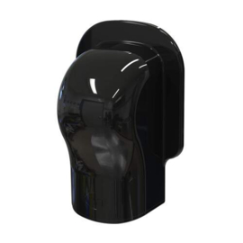 Tecnosystemi Muur afdekkap Zwart TM75