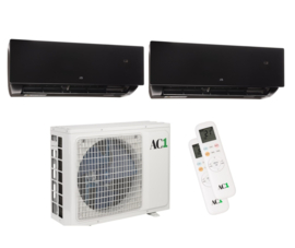 AC1 Duo Airconditioner Black 2x 3.5 kW/12.000 Btu 120 m³