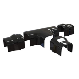Tecnosystemi T-stuk Zwart DT75