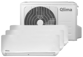 Qlima SCM52 Triple Split Airconditioner 3x 2.5 kW