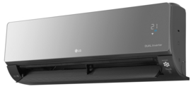 LG AC24BK Artcool Black Airconditioner 7.0 kW/24.000 Btu 220 m³