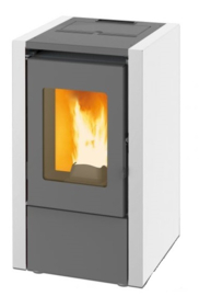 Mignon Wit Pelletkachel 6 kW 95 m³