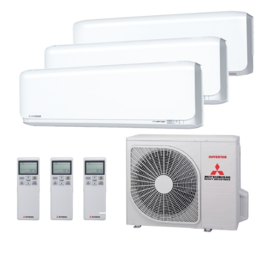 Mitsubishi Heavy Industries 5.0 kW Triple Split Airconditioner 3x 2.0 kW