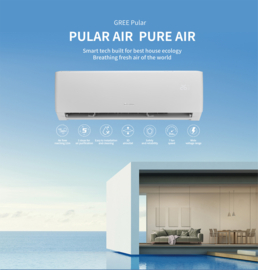 Gree Pular GWH12AGB Airconditioner 3.5 kW/12.000Btu 120 m³