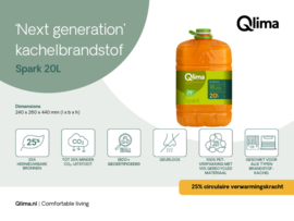 Qlima Spark Petroleum Kachelbrandstof 20L