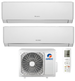 Gree Pular Duo Airconditioner 2x 2.5 kW/9.000 Btu 90 m³