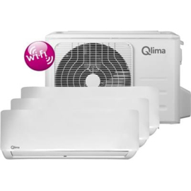 Qlima SM52 Triple Split Airconditioner 2x 2.6 kW + 1x 3.5 kW
