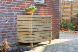 Airco Cover Buitenunit omkasting Zweeds geïmpregneerd hout SMALL