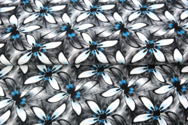 Stenzo tricot digitaal  25912-09 ''Simple Flower'' print
