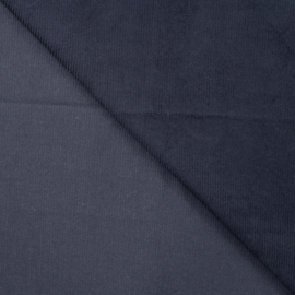 Corduroy gewassen (marineblauw)
