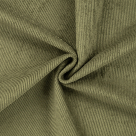 Corduroy gewassen (spec groen)