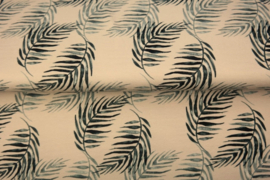Stenzo tricot digitaal  25914-22 ''Palm Leaves'' print