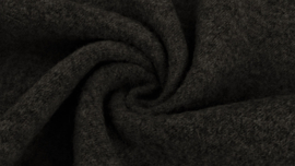 Boiled wool donker grijs