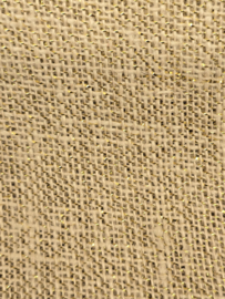 Jute naturel met goud lurex