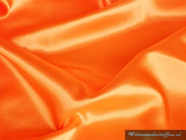 Polyester satijn oranje