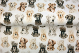 Stenzo tricot digitaal 25239 ''Man's Best Friends'' print