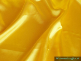 Polyester satijn geel