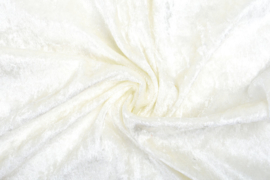 Velours de panne ecru