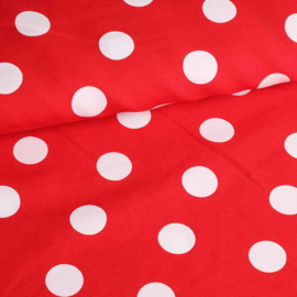 Grote stip rood – wit