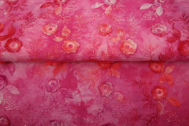 17692-21 "Tie & Dye embroidery" fuchsia