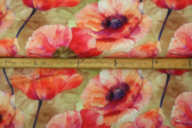 Stenzo tricot digitaal  25855-22 ''Into the Poppy Fields'' print