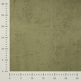 Corduroy gewassen (spec groen)