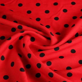 Rood kleine stip zwart