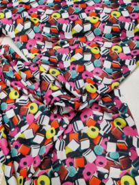 Tricot polyester engelse drop digitaal