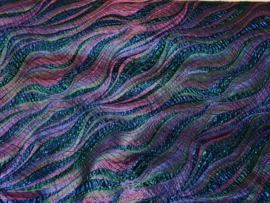 Brokaat kabalt/fuchsia