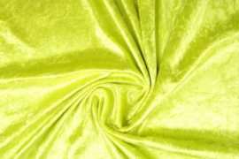 Velours de panne lime