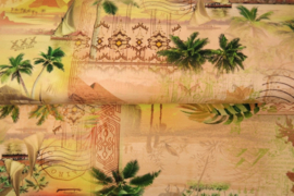 Stenzo tricot digitaal 25002-13 ''Postcards From Egypt'' print