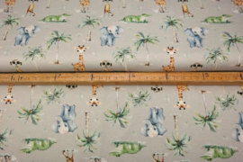 Stenzo tricot digitaal 25229-22 ''Safari Babies'' print