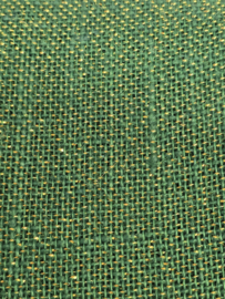 Jute groen met goud lurex