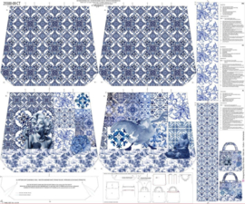 25500-09 ''Masterminds'' bag panel blauw