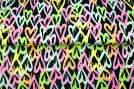 Stenzo tricot digitaal 25943-20 ''Pastel Hearts''
