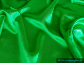 Polyester satijn gras groen