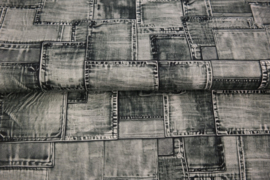 Stenzo tricot digitaal 25936-09 ''Denim Patches'' print