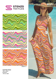 Stenzo tricot digitaal 25026-10 ''Retro Flow''